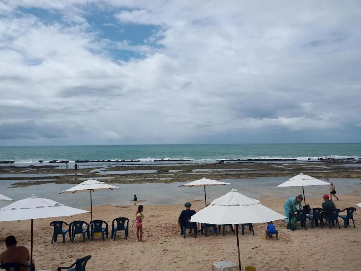 Hotel Estudio Marulhos: Beachfront Suite with Sea View and Waterpark Porto de Galinhas